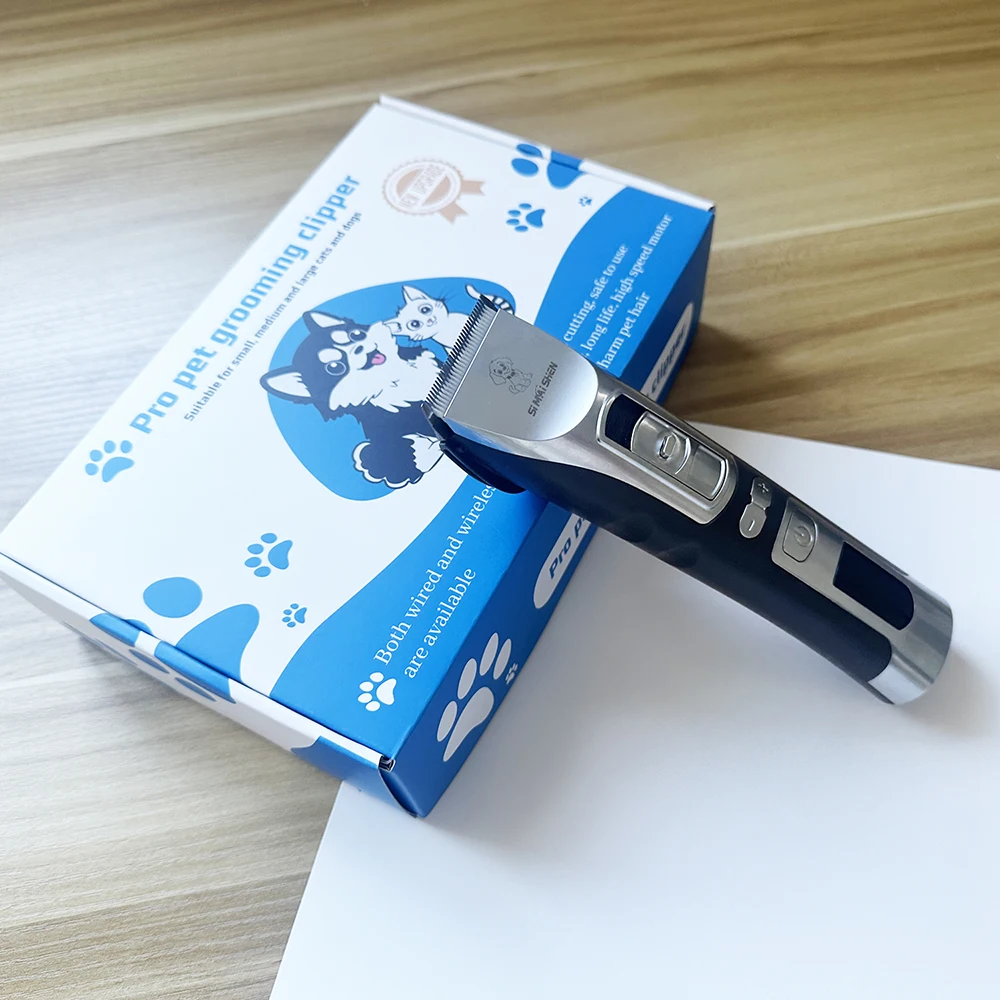 High Power Smart Dog Clippers Grooming Trimmer Pet Haircut Machine for Dogs Grooming Cutter Rechargeable Detachable Blade gallery 5