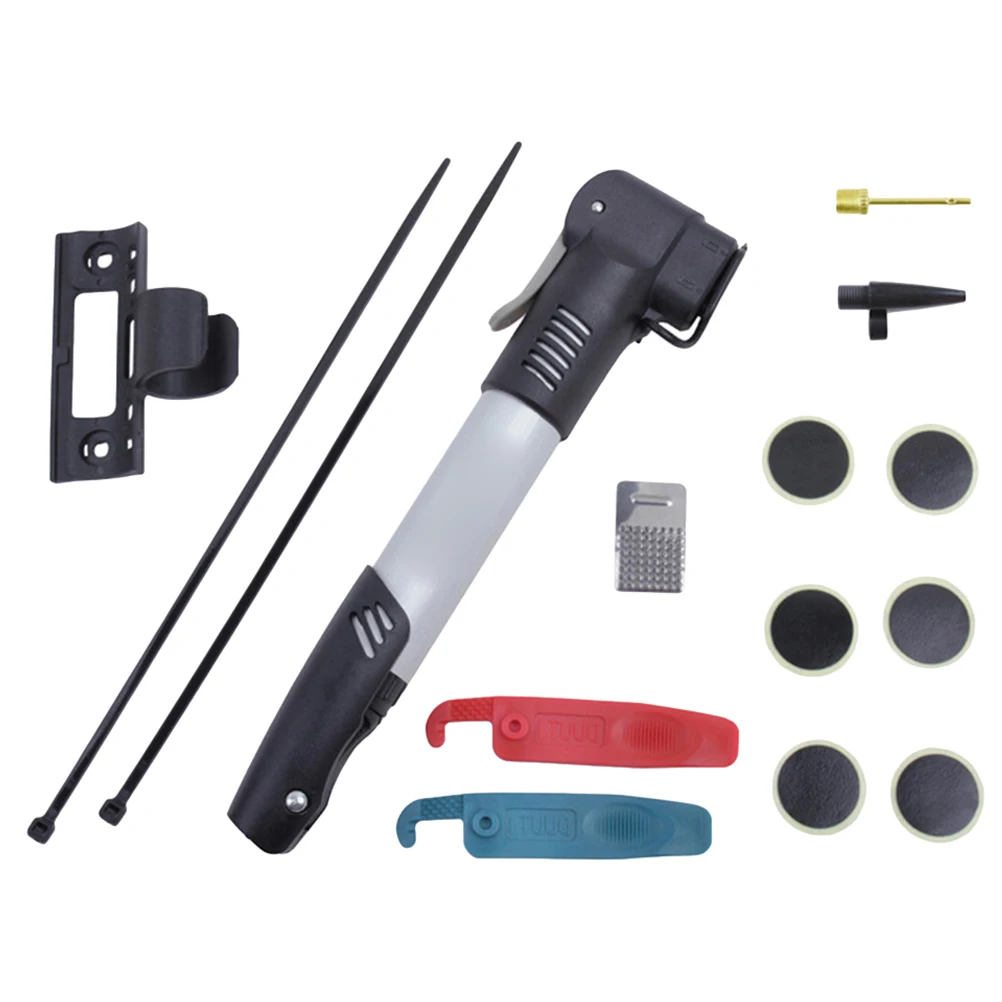 

Bike Tyre Kit Premium Material Multi-Function Bike Tool Tire Repair Set Cycling Tool Portable for Road Mountain Bikes