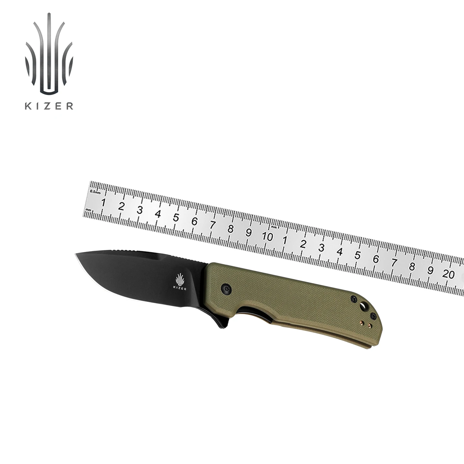 

Kizer Pocket Folding Knife Nice Guy V3011A1 NitroV Blade With G10 Handle Outdoor Hunting Camping EDC Tools