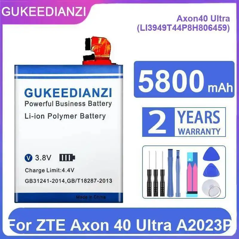 

Аккумулятор мобильного телефона 5800 мАч для Zte Axon 40 Ultra A2023P Axon40 LI3949T44P8H806459