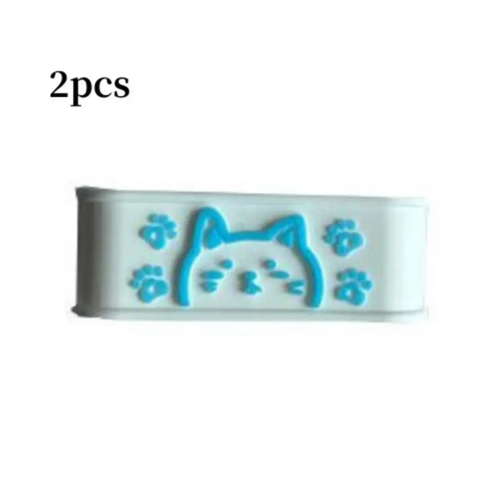 

2 шт., фиксированные теннисные ручки, резиновое кольцо, противоскользящие силиконовые ручки, силиконовое кольцо, эластичное мультяшное кошка