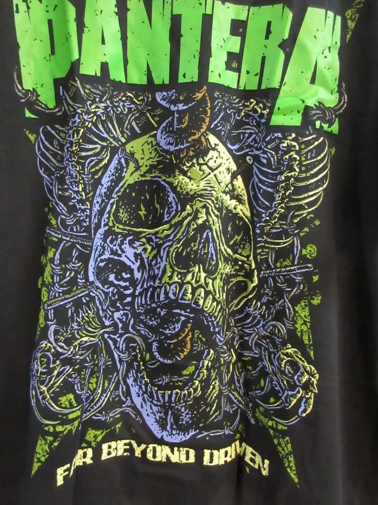 PANTERA OFFICIAL MERCH FAR BEYOND DRIVEN BAND CONCERT MUSIC T-SHIRT EXTRA LARGE