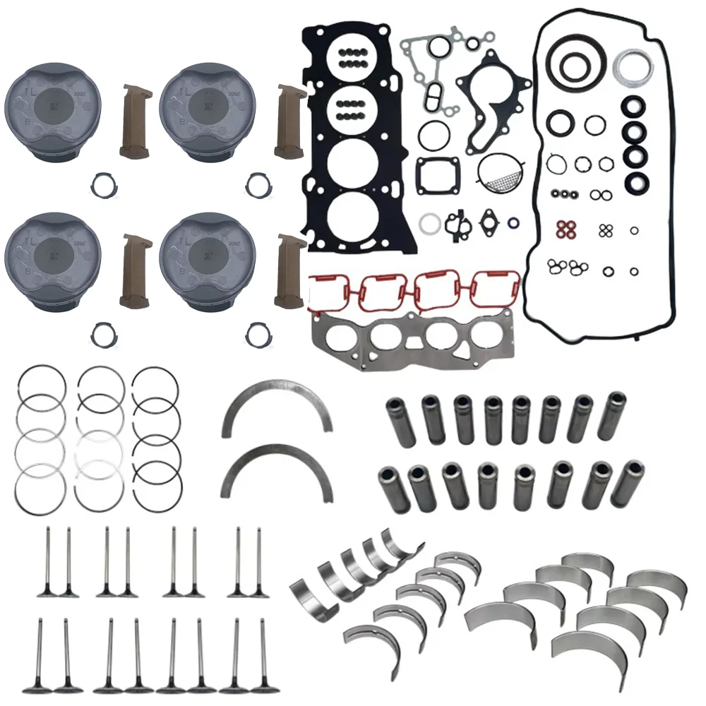 1AR-FE Engine Rebuilding Kits For TOYOTA HIGHLANDER KLUGER SIENNA VENZA LEXUS RX270 ASU40 2.7L 2.7 L T L4 GAS 08-16 13711-36060