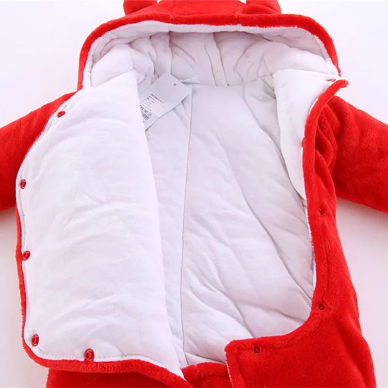 LZH Baby Winter Clothes For Newborn Baby Girl Boys Overall Winter Romper For Baby Jumpsuit Kids Carnival Costume Infant Clothing