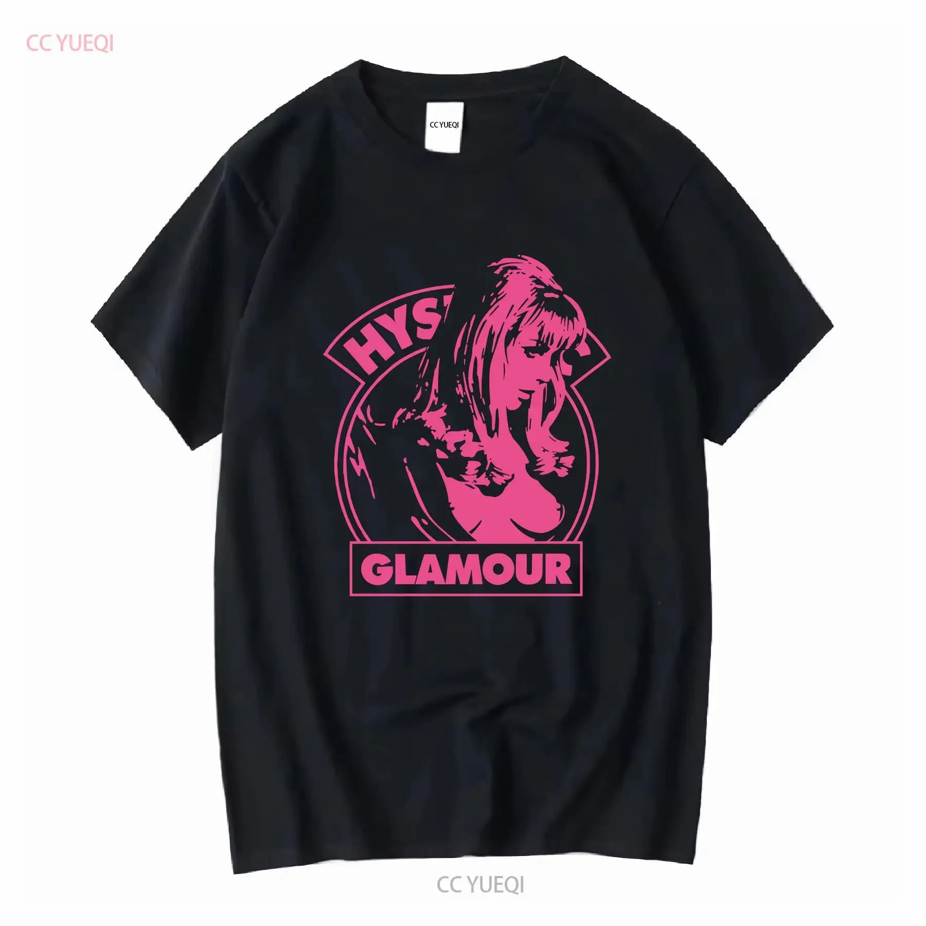 model Hysterical glamour T shirt with big hiss girl logo 1436 No mv617 vintage Washed graphic Unisex Stretched Slightly Stylish