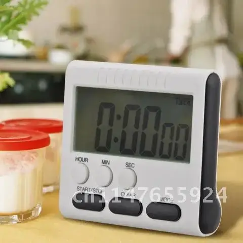 

Timer Kitchen Screen Digital Large Display Square Digital Countdown Up Count Cooking Alarm Clock Sleep Stopwatch Clock