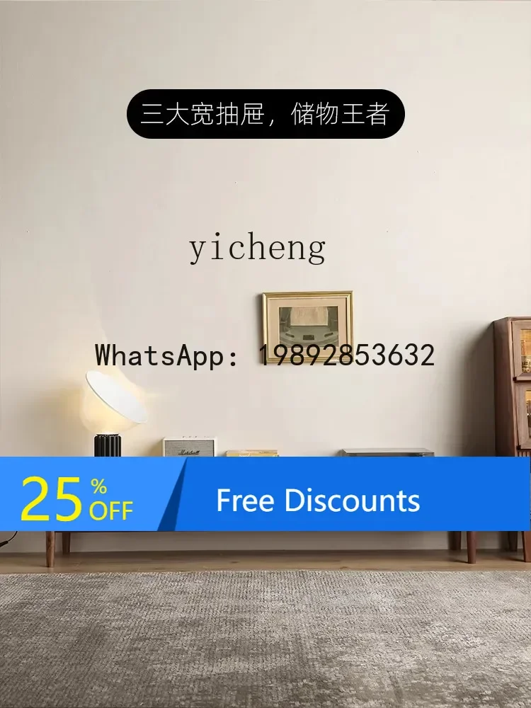 

Black Walnut Solid Wood TV Cabinet Bedroom Modern Simple Full Solid Wood Living Room home decor home decoration accessories