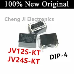 10PCS/Lot    JV12S-KT 、JV24S-KT 、 JV5S-KT   DIP-4    New original power relay     JV-12S-KT 、 JV-24S-KT 、 JV-5S-KT