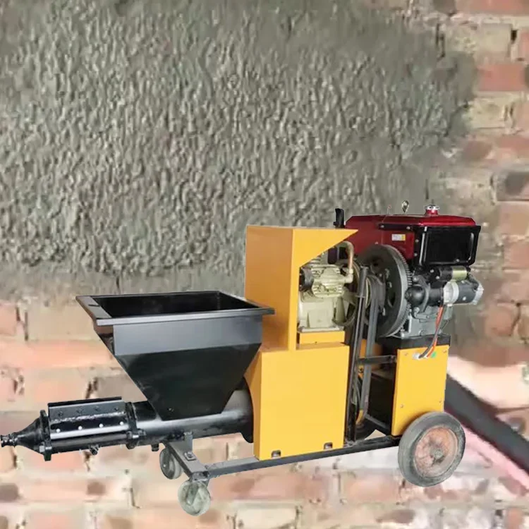 511 Stucco Sprayer Plaster Automatic Tupo Cement Mortar Spraying Machine