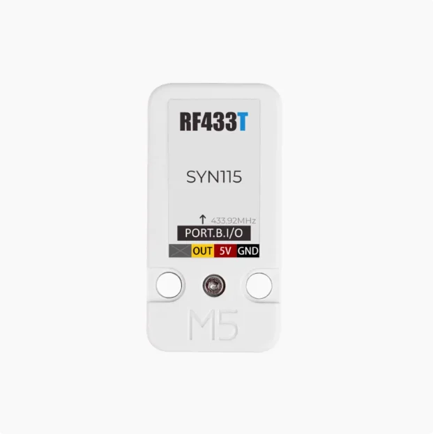 Official M5Stack RF433T wireless RF transmitter SYN115 RF remote control automation application