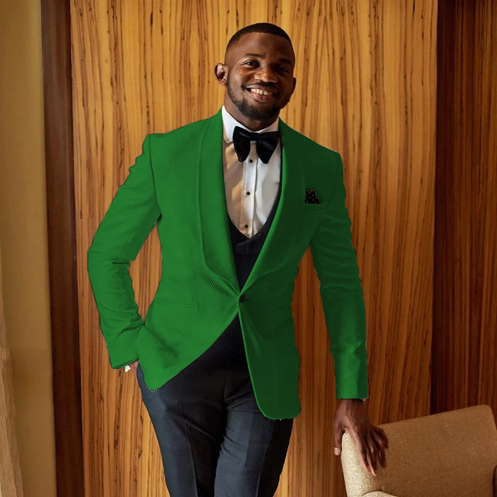 Costume Homme 3 Pièces Smoking Élégant Mariage - Blazer + Pantalon + Gilet Slim Fit, Tenue Formelle Noire Unisexe Affaire Et Cérémonie