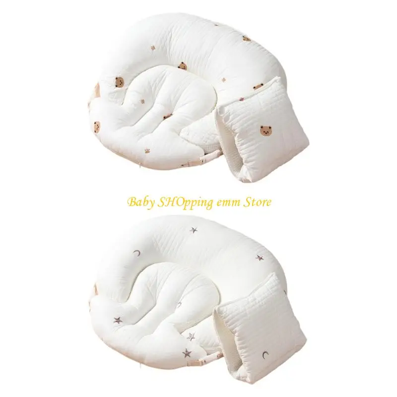 

23GD Breathable Baby Wеdgе Incline Pillow Detachable Baby Breastfeeding Pillow