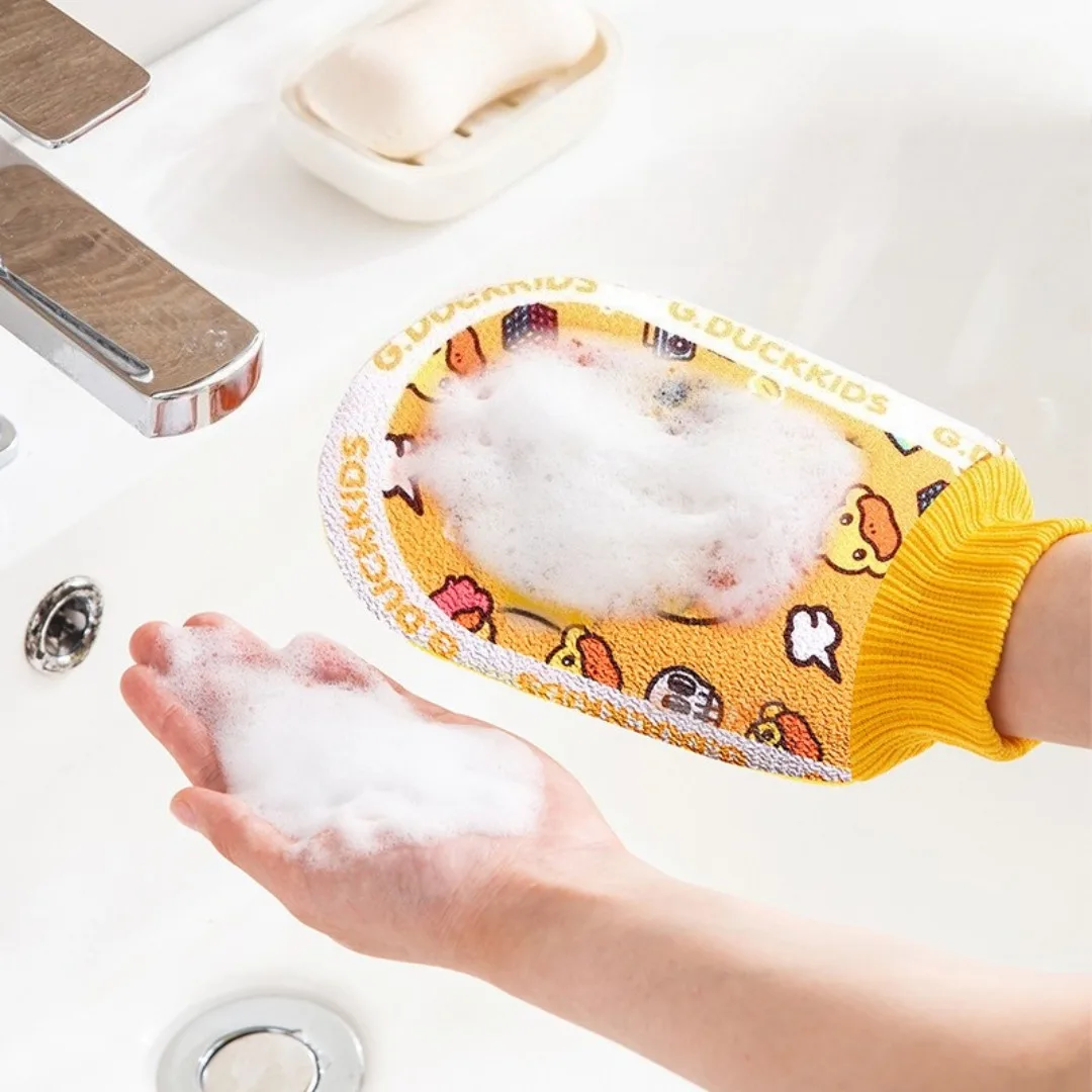 

Double-sided Body Scrubber Bath for Peeling SPA Exfoliating Shower Brush Body Cleaning Scrub Mitt Rub Dead Skin Clean Bath Glove
