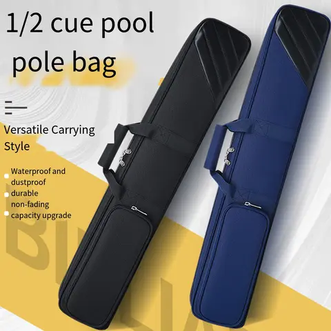 New Scratch-Resistant Pool Cue Case Rugged Oxford Cloth Storage Bag Lightweight And Comfortable Storage Sports Billiard Cue Bag