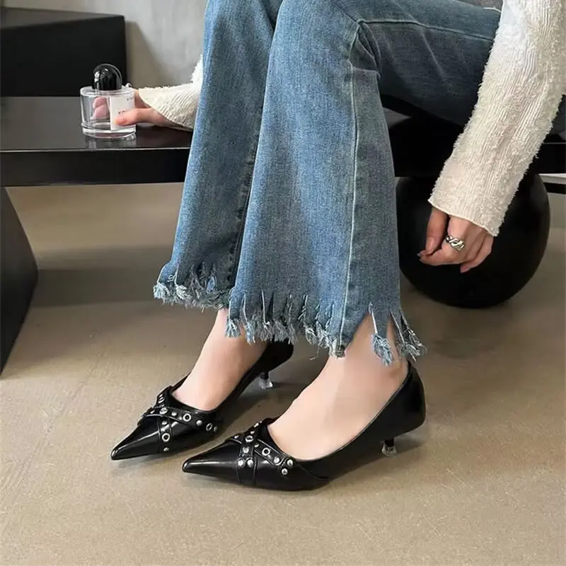 Women Sexy Pointed Toe Shoes Women Spring High Heels Shoes New Designer Brand Elegant Dress Shoes Walking Pumps Ladies Stilettos