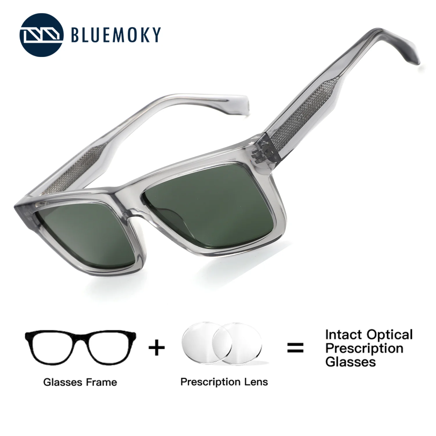 

Солнцезащитные очки BLUEMOKY в стиле ретро, ​​прямоугольные поляризационные солнцезащитные очки для мужчин, винтажные очки с защитой от ультрафиолета UV400, прогрессивные варифокальные очки для мужчин