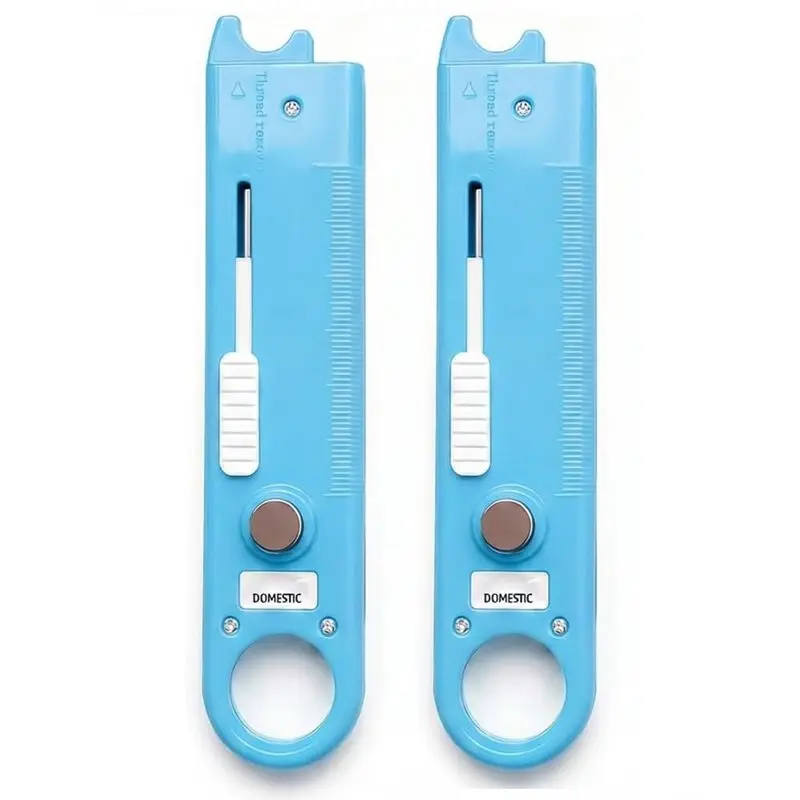 B50C Multifunctional Hemmer Guide, Seam Ripper, Need Needle Threader(2Pcs)- Automatic Needle Threader For Sewing Machine Multito