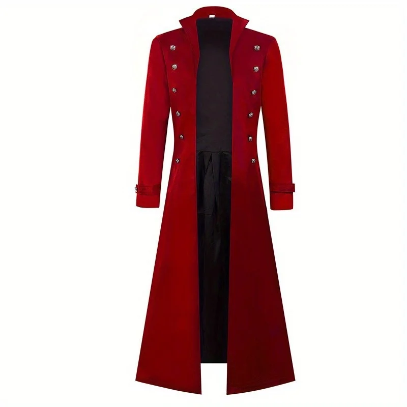 سترة Steampunk القوطية - معطف موحد من العصر الفيكتوري للرجال #5