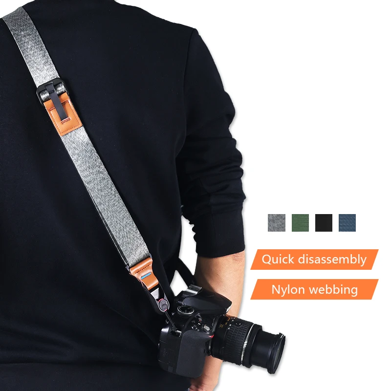 Camera Strap Nylon Adjustable Shoulder Neck Belt Quick Release Sling for Nikon Canon SLR DSLR Digital Camera Convenient Shoot