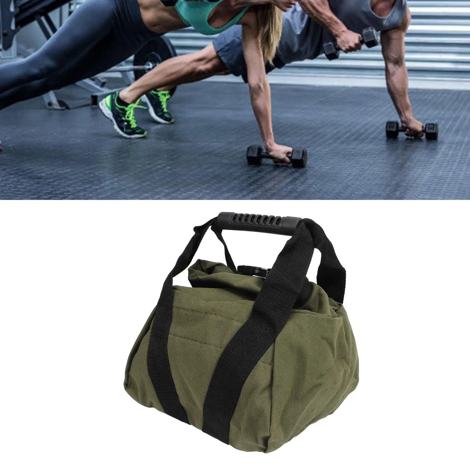 Durable Heavy Duty Sandbag for Weightlifting - Reinforced Canvas Training Bag, Dirt-Resistant, for indoor Impact Protection