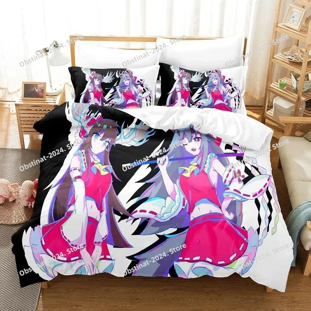 

Fashion Music Game Muse Dash Bedding Set Printed Bed Set With Pillowcase Duvet Cover Soft Single Double Queen Super King Size