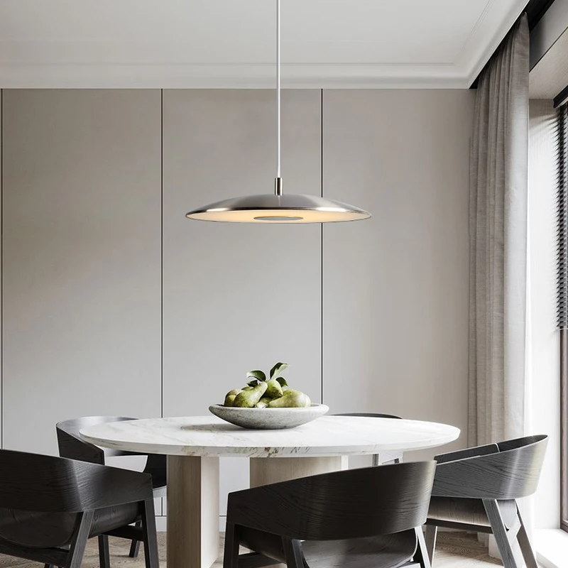 

SANDYHA Modern Minimalist Indoor Restaurant Decorative Color Change Hanging LED Ceiling Chandelier and Pendant Lamp Light