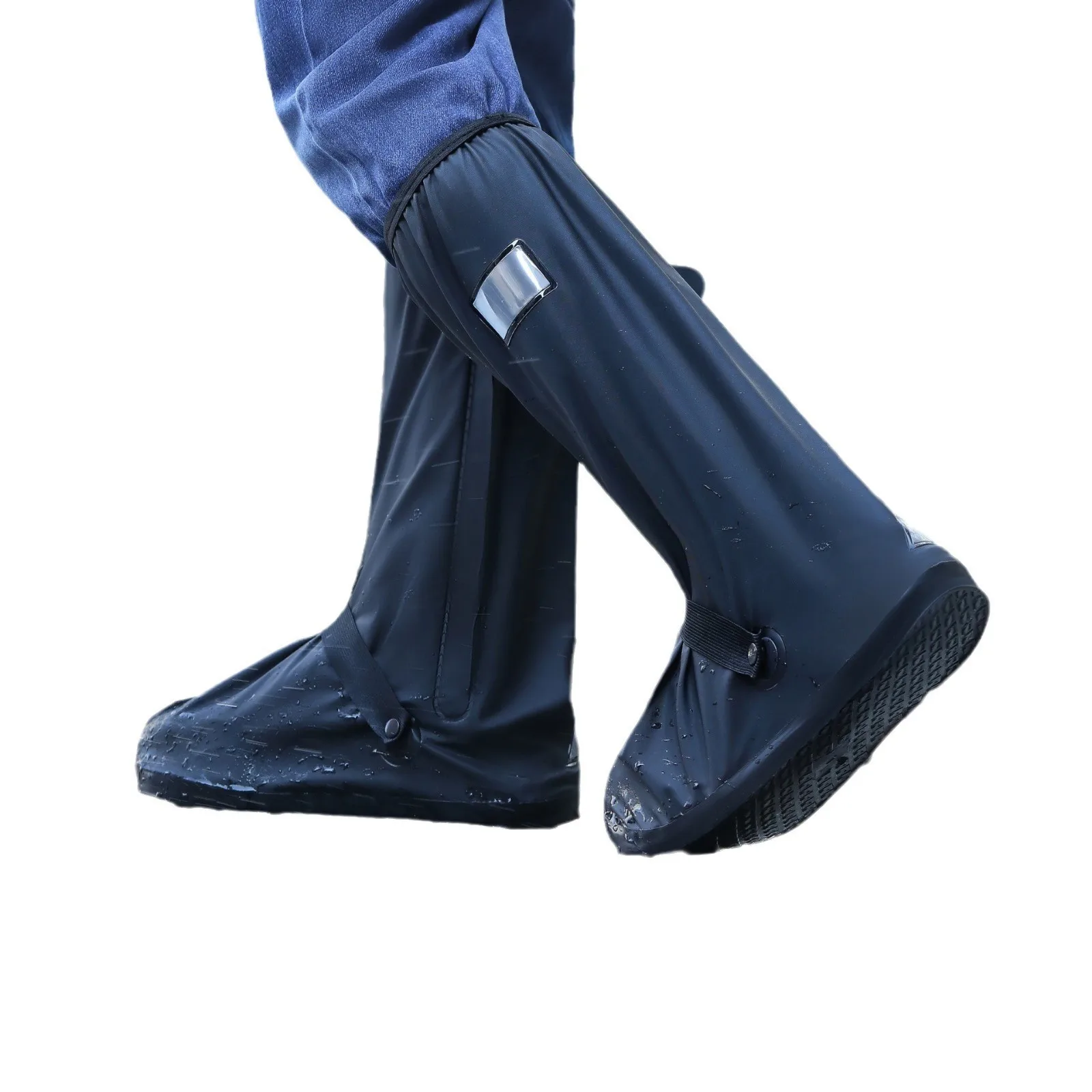 

Мужские непромокаемые бахилы, черные водонепроницаемые с отражателем, прозрачные мужские туфли, пылезащитные чехлы, мотоциклетные велосипедные дождевики для мужчин и женщин