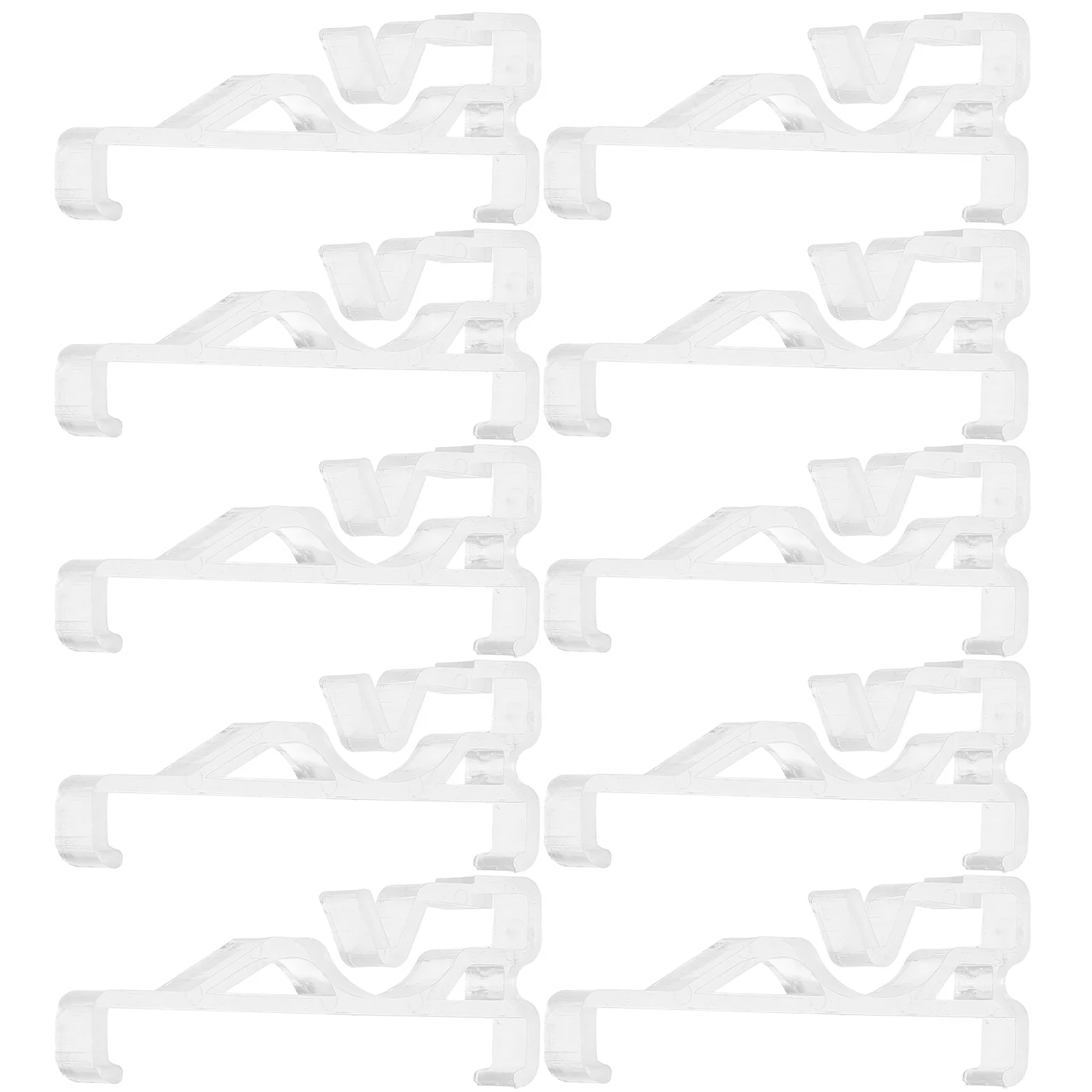 12 Pcs Blind Mounting Bracket 2.5 Hidden Valance Clips Replacement Shutter Parts Blinds Valance Retainer Plastic Window Blinds