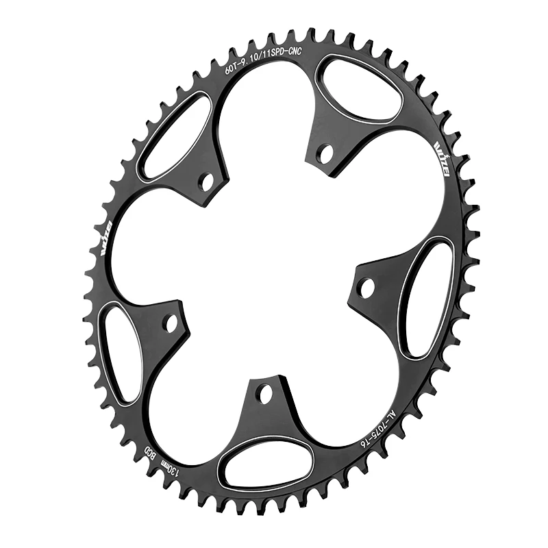 Road Bicycle Chainring 110/130 BCD 50/52/54/56/58/60T Narrow Wide Single Chain Ring bike crank Accessories Tooth plate Parts