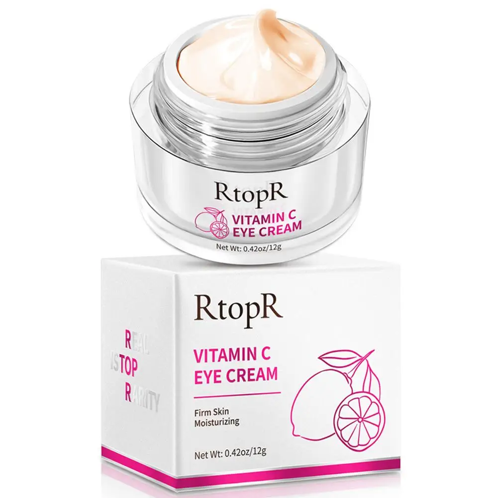 RtopR Crema para Ojos con vitamina C, reduce las ojeras, ilumina la vitamina, hidrata la piel, el área de los ojos, profundamente C, piel de los ojos, B1C4