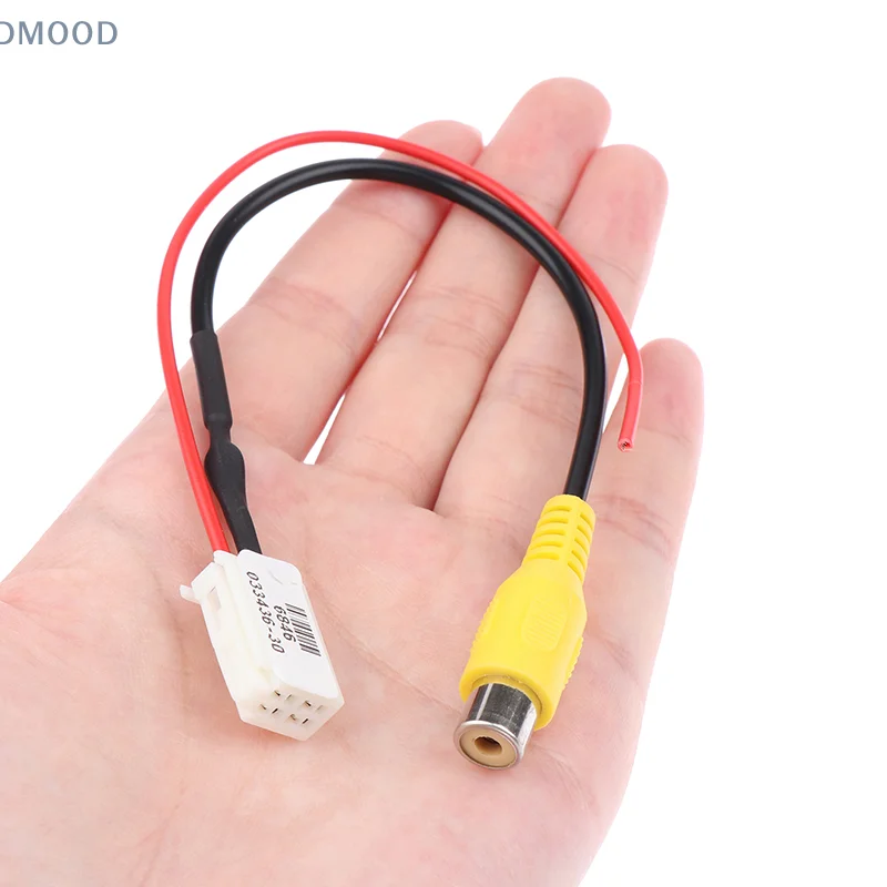 Innovative And Practical 4 Pin For  Car Male Connector Radio Cable Adapter Back Up Reverse Camera Input Plug