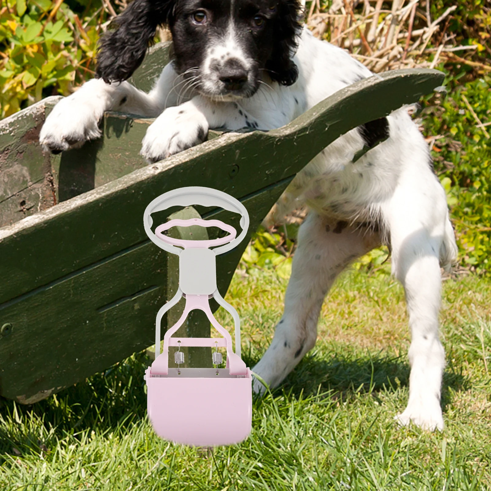 

Comfortable Grip Dog Pooper Scooper Long Handle Efficient Animal Feces Picker Practical Litter Scoop For Dogs