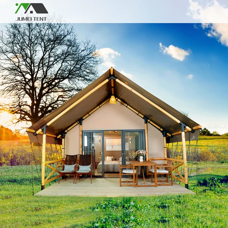 Factory Price African Yurt Waterproof Safari Outdoor Tent for Camping