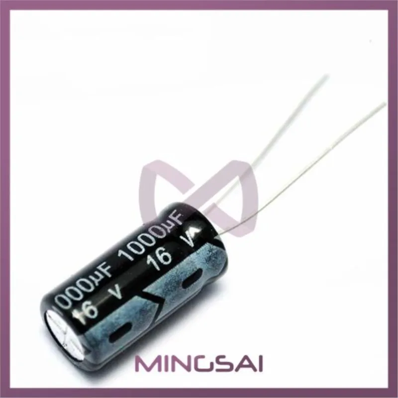 

10PCS 1000 uF 16V 8*16 8*12mm DIP aluminum Electrolytic capacitor 1000uF 16V 16V 1000uF 16 V 1000 uF