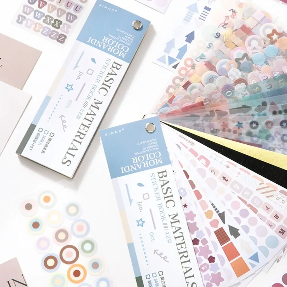 

30Sheets Cute Scrapbook Stickers Self Adhesive Handmade Materials Stationery Envelope Sticker Creative Kawaii