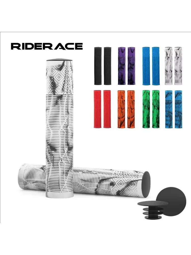 AliExpress riderace 165mm Bicycle Grips For 22.2mm Scooter BMX Mtb Handle Bars Lengthening Non-Slip Soft Rubber Bike Handlebar Cover