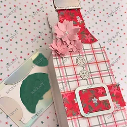 KSCRAFT Christmas Bottle Gift Card Holder Cutting Dies Stencils for DIY Scrapbooking Decorative Embossing DIY Paper Cards