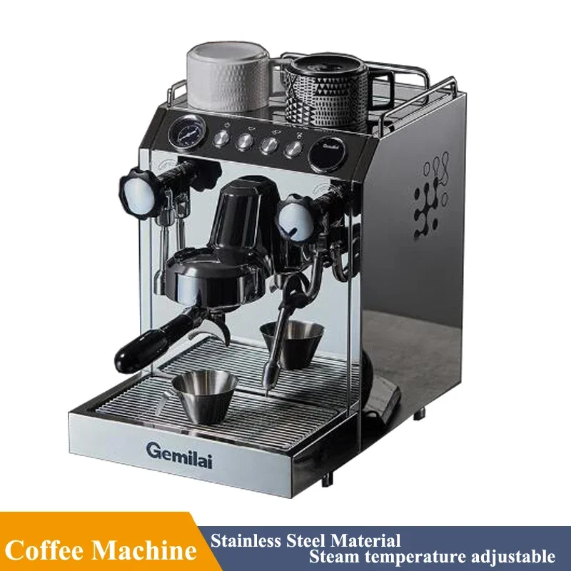 

Espresso Machine 15 Bar Coffee Machine Semi-automatic Household Coffee Maker with Foaming Milk Frother 2700W