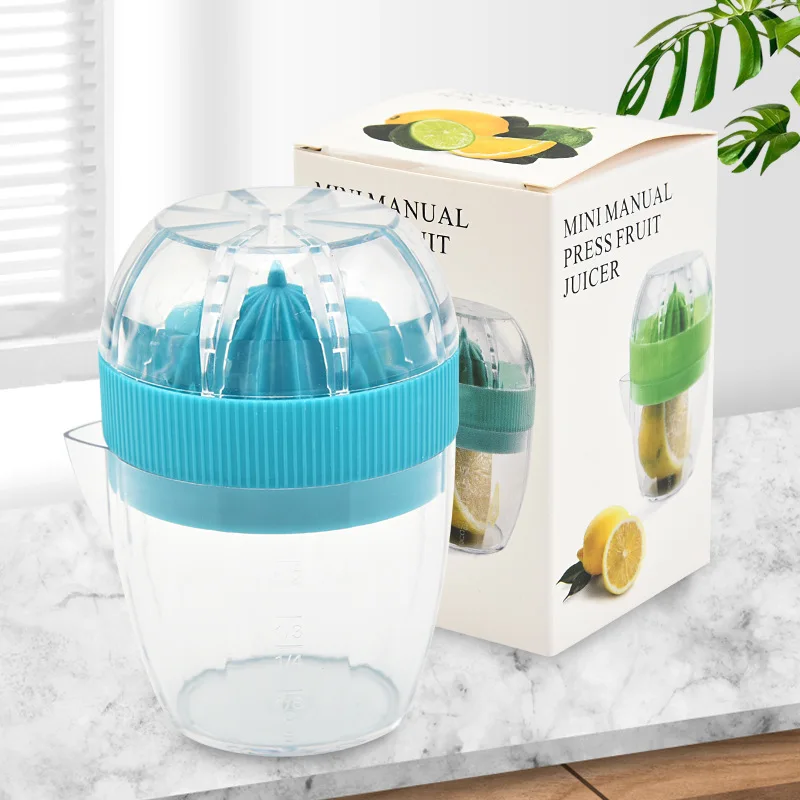 

Manual lemon juicer, portable plastic fruit squeezer, household orange juicer