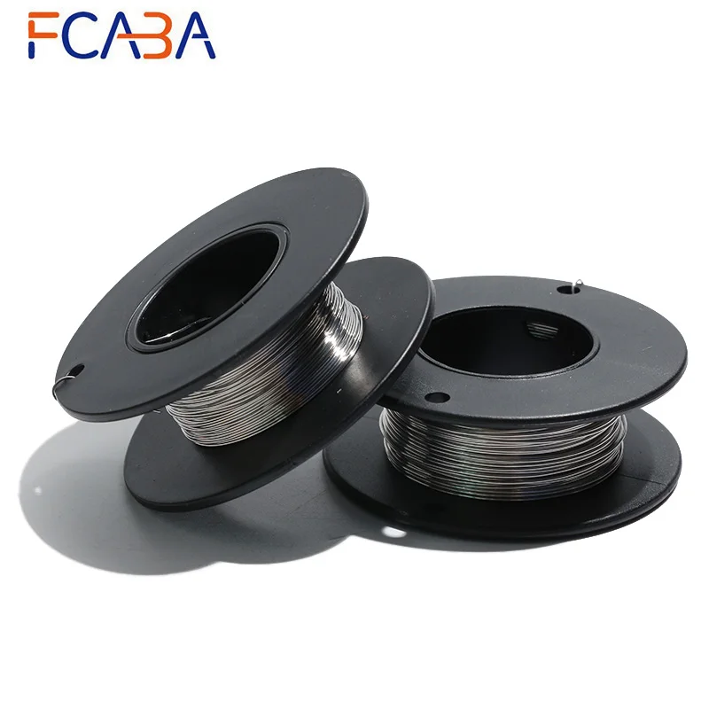 FCABA Electrical Heating Wire Resistance 0.6-3mm Diameter 10m Length Electrical Heater Wire for Foam Cutting Machine