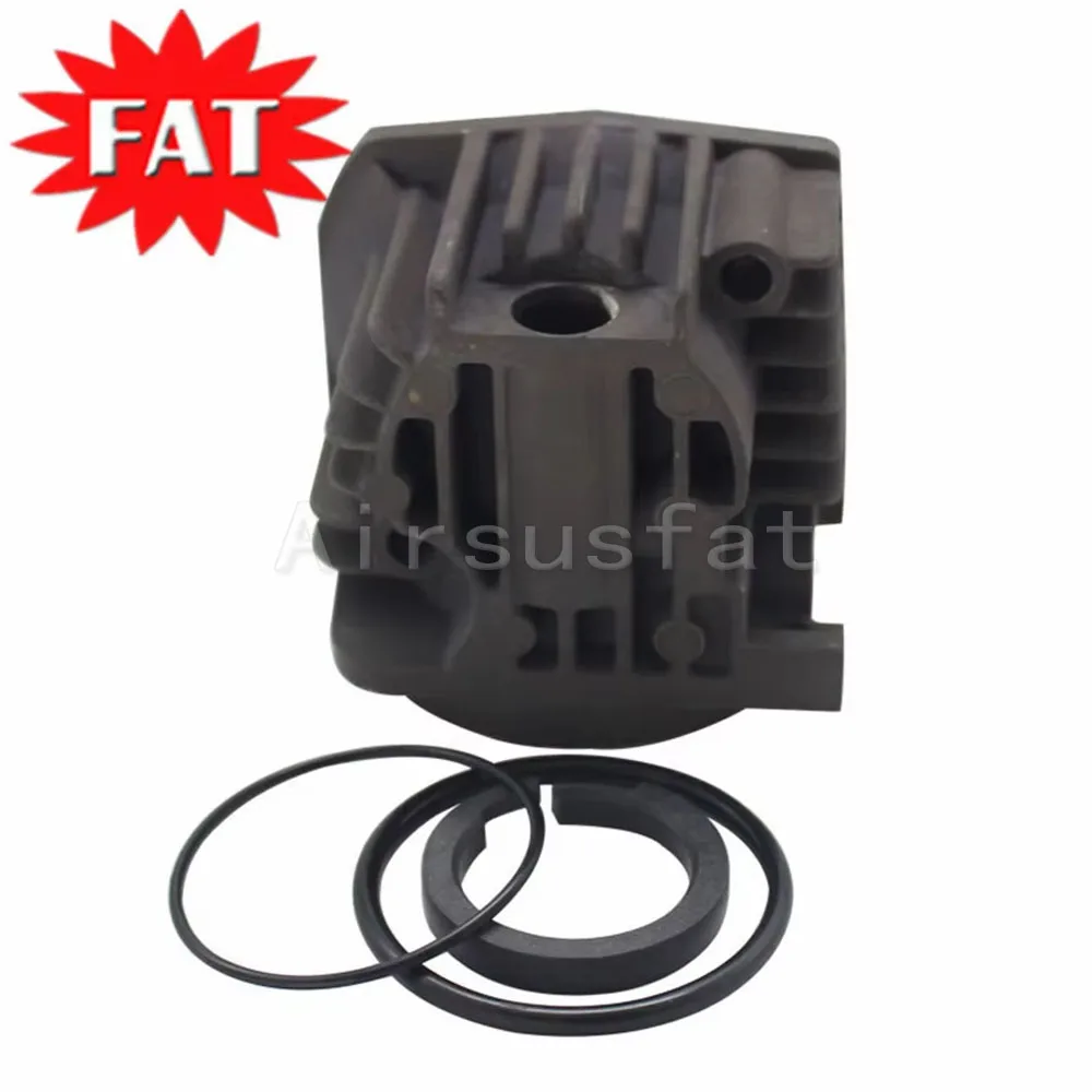 Air Suspension Compressor Cylinder Head + Piston Rings For Audi Q7 A6 C6 Porsche Cayenne VW Touareg 4L0698007A 4F0616006A