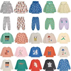 AW24 Kids Tops and Pant Clothing Sets Baby Boys Girls Cute Print T Shirts Sweashirts Hooded Jacket Outwear Clothes Sweaters