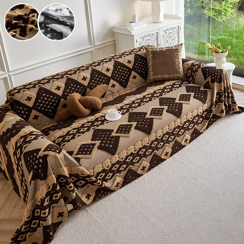 1PC-Pet Friendly Sofa Cover, Durable Long Lasting Furniture Protection Blanket,Perfect for Cat Dog Owner Cozy Boho Home Decor