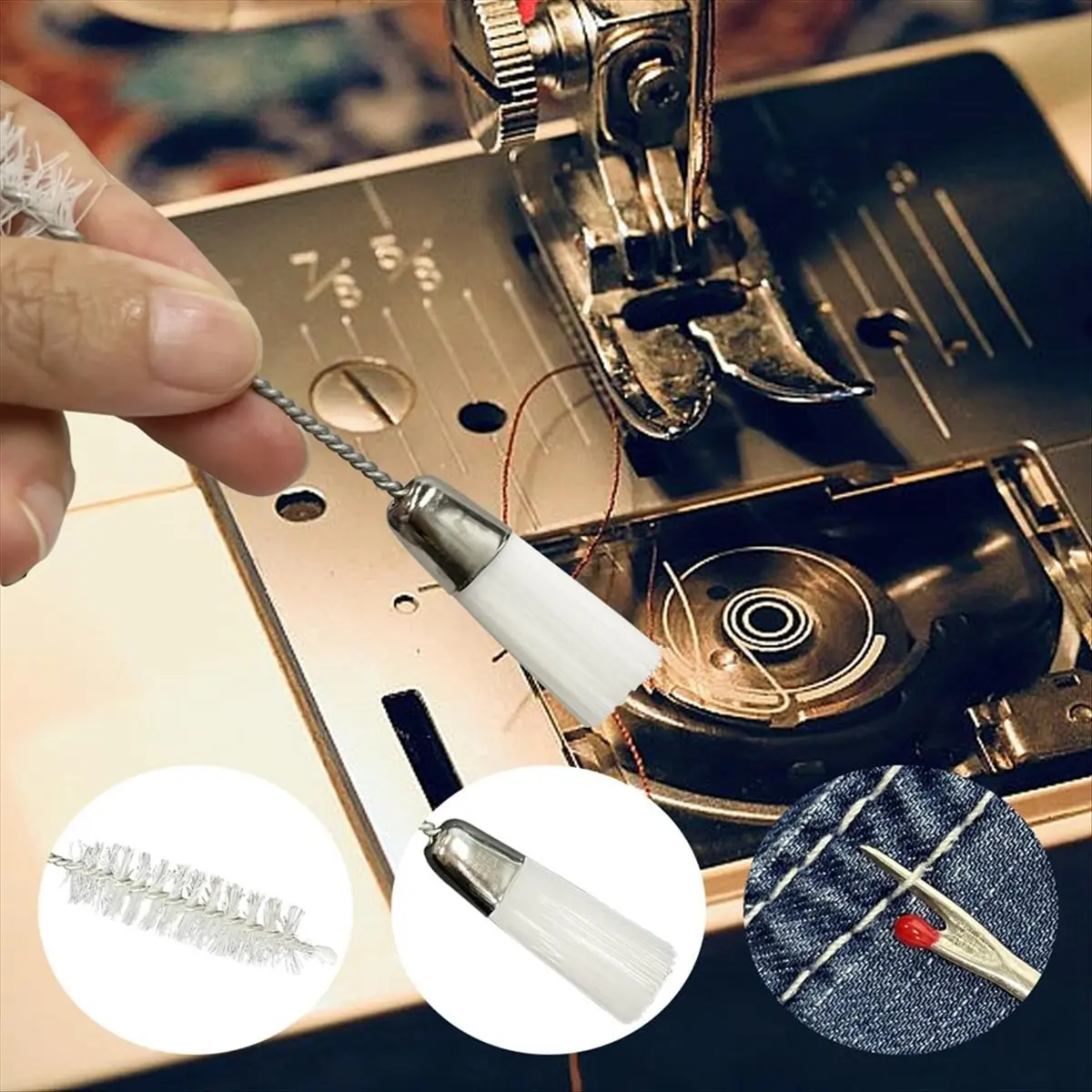 

*CLOS 21 PCS Sewing Machine Cleaning Kit,Sewing Machine Repair Tools Include Tweezers Screwdriver Seam Rippers Silicone Brush