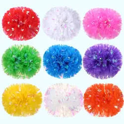 25cm Game Pompoms High Quality 9 Colors Cheerleading Cheering Apply to Dance Sports Cheerleading