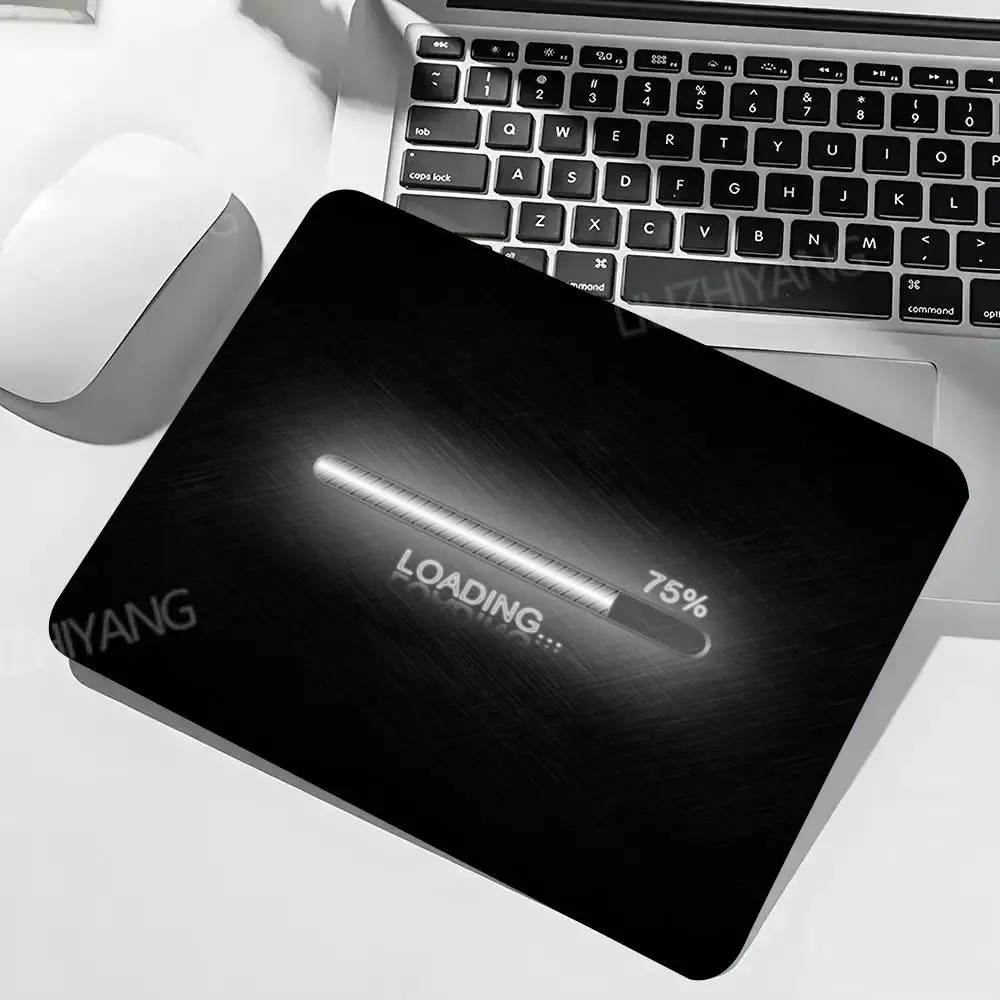 

Progress bar Mouse Pad Multiple sizes Square Computer Office Game Table Mats Rubber Anti-slip Mousepads Small Decor Desk Pads