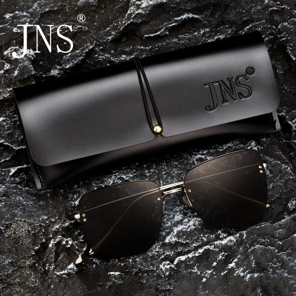 

JNS Luxury UV400 Metal Sunglasses for Men Women UV Protection Shades Trendy Square Sunglasses Eyewear Spectacles Accessory