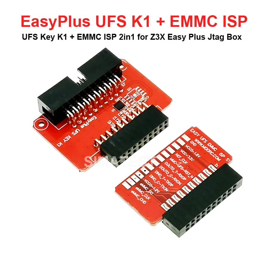 Z3X EASY JTAG UFS KEY K1 + EMMC ISP 2 in 1 UFS K1 with z3x easy jtag plus box ( No Encrypted IC )