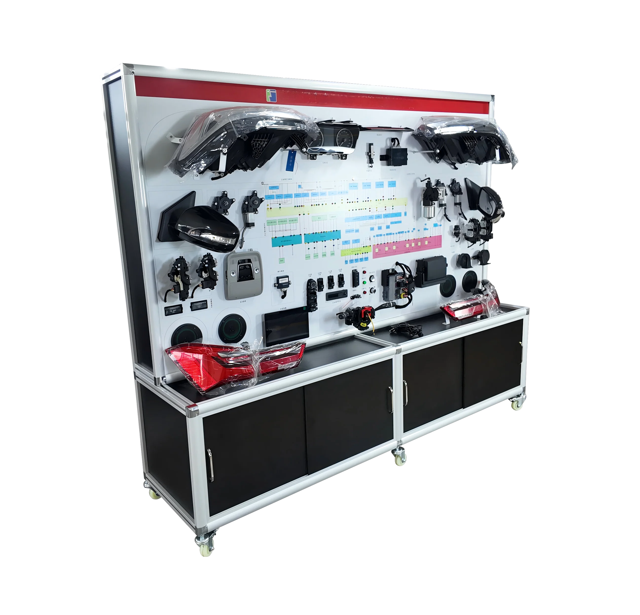 New Energy Vehicle Whole Vehicle Electrical Equipment Testing Teaching Platform Educational Equipment - view 2