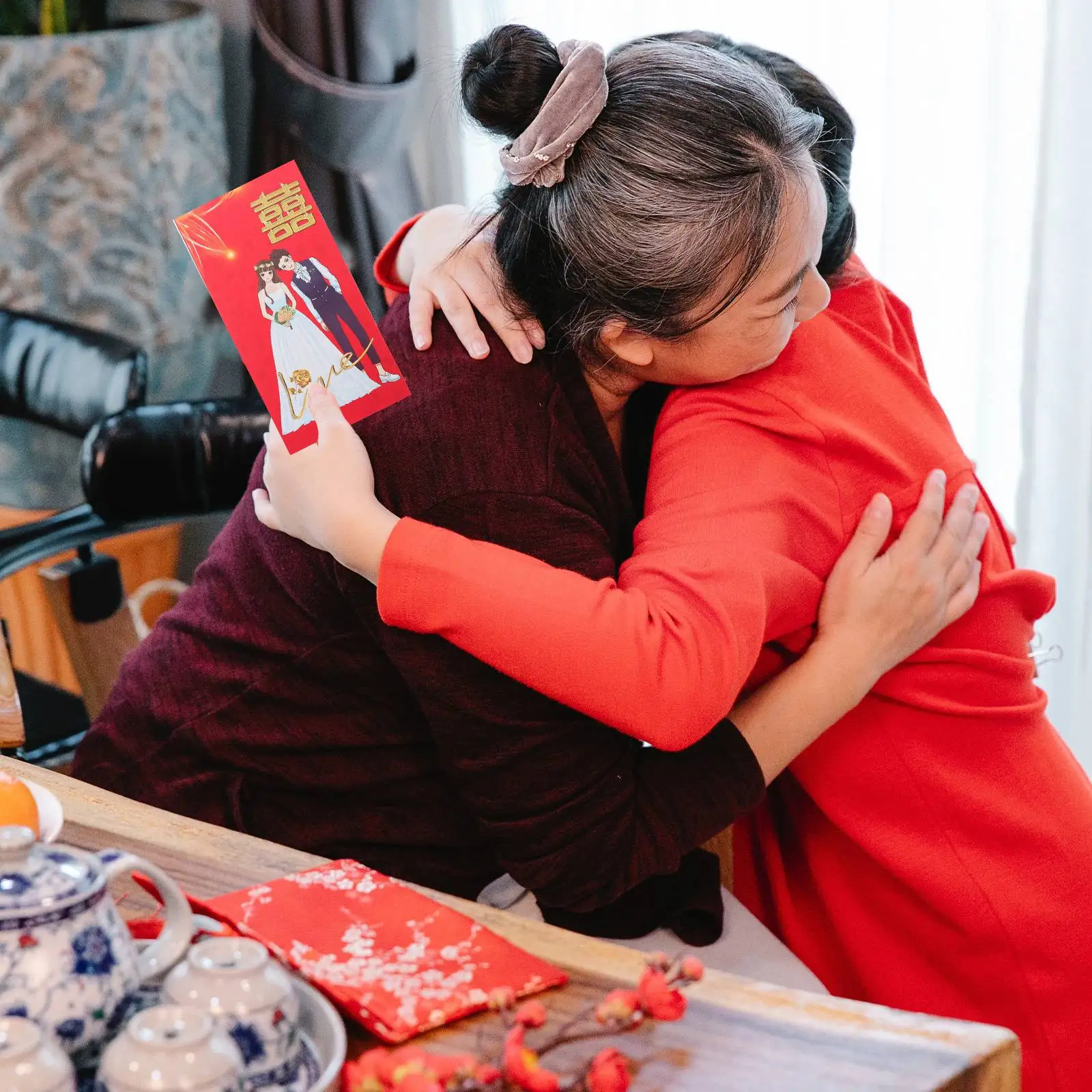 30 Pcs Wedding Red Envelope Envelopes Packet Packets Chinese for Gift Card Paper Money Cash